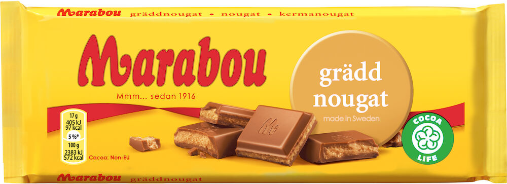 Gräddnougat Kaka