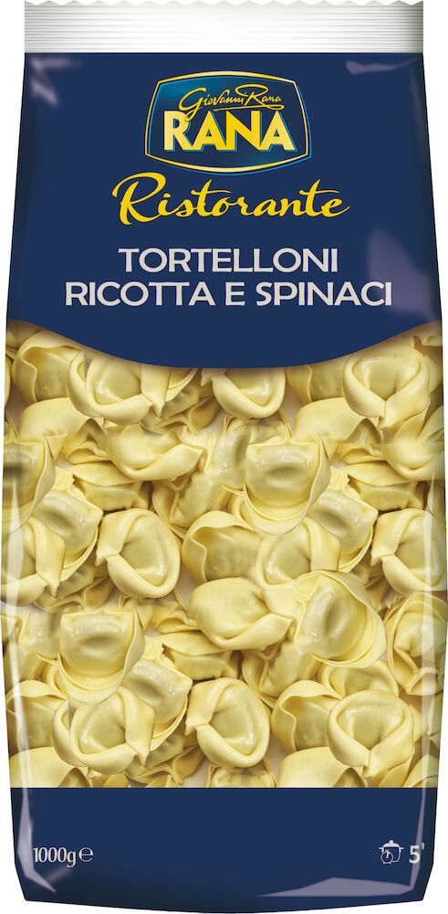 Tortellini ricotta spenat