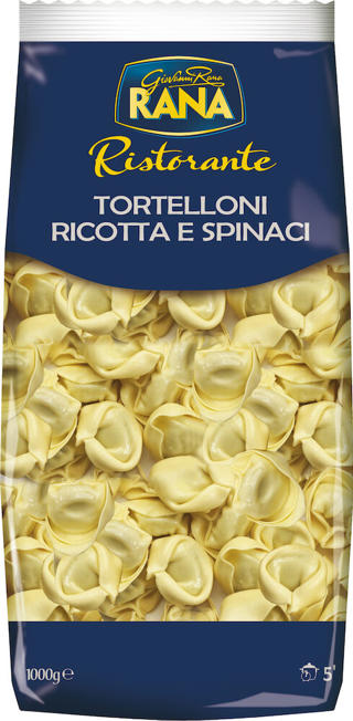 Tortellini ricotta spenat