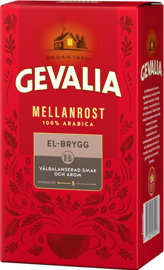 Kaffe mellanrost el-brygg