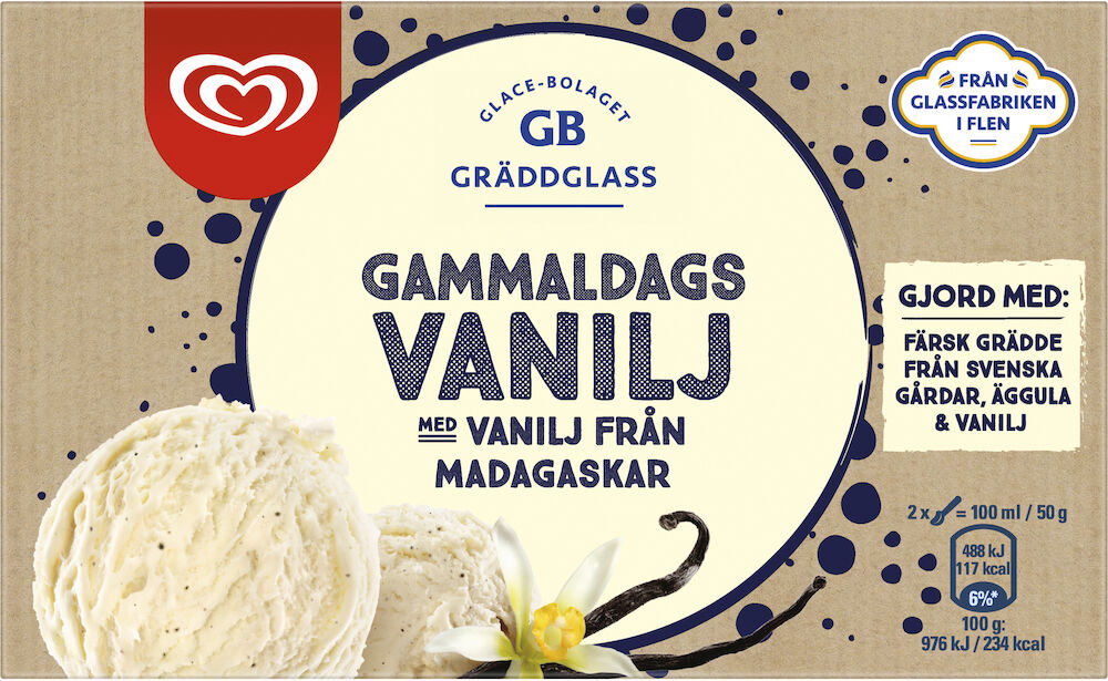 Gammaldags Vaniljglass