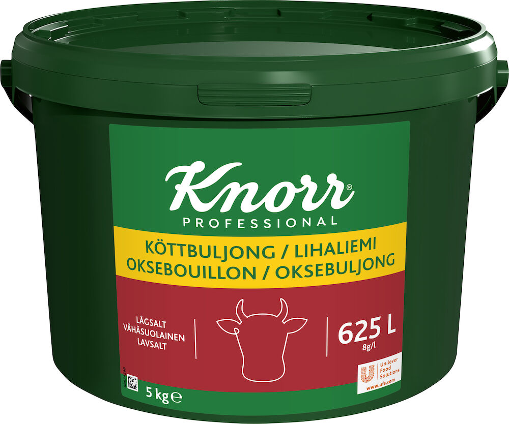 Köttbuljong lågsalt