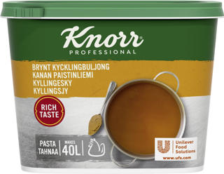 Kycklingbuljong Brynt pasta 0,6% salt