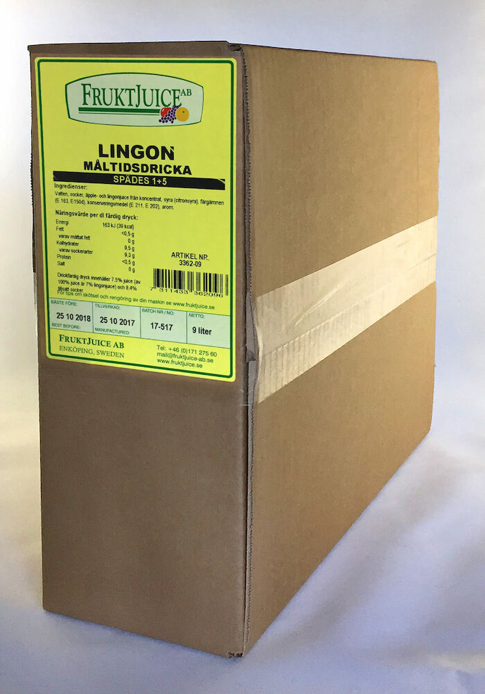 Måltidsdryck lingon