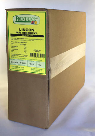 Måltidsdryck lingon