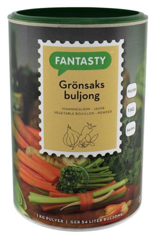 Grönsaksbuljong pulver 0,99% salt