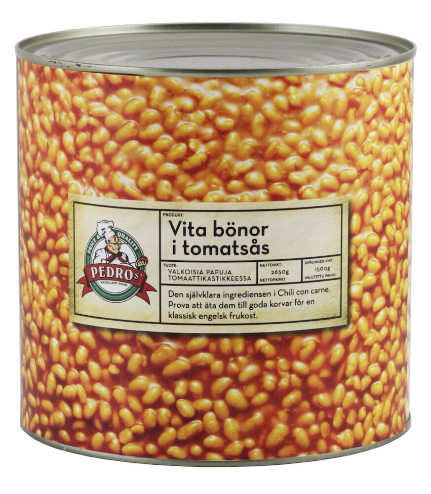 Vita bönor i tomatsås