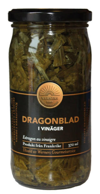 Dragonblad i vinäger