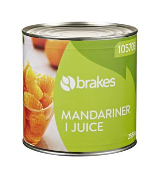 Mandarinklyftor i juice
