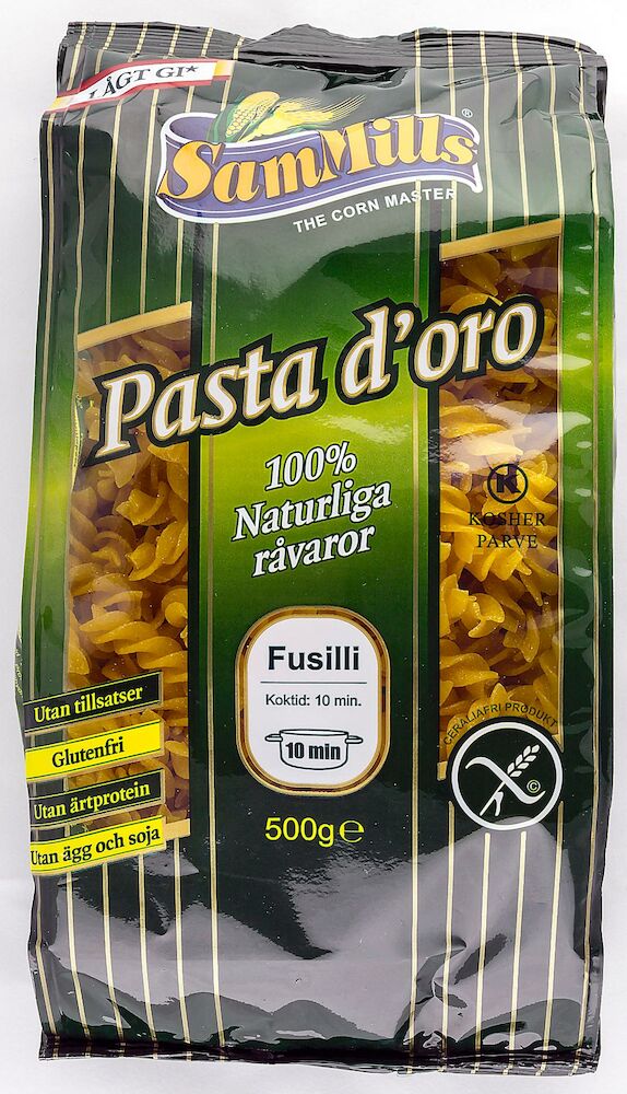 Majsfusilli Glutenfri