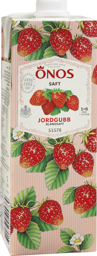 Blandsaft jordgubb 1+6