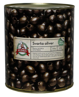 Oliver svarta utan kärna