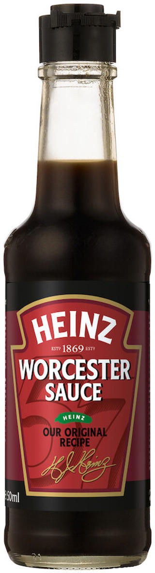 Worcester sauce glasflaska