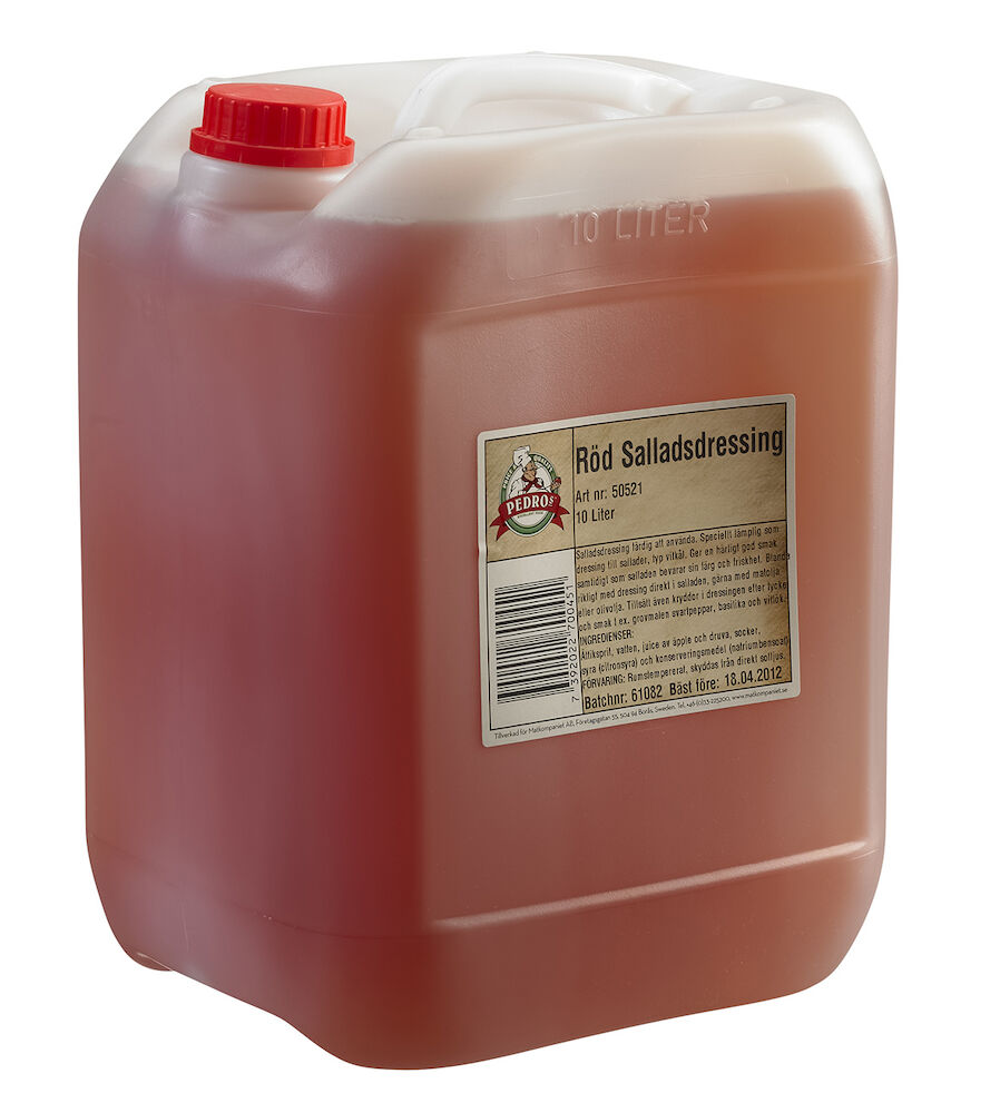 Salladsdressing röd