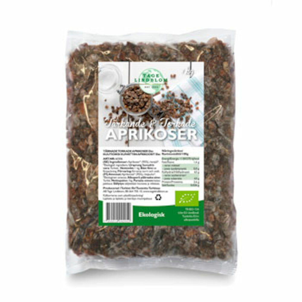 Aprikoser torkade tärnade EKO