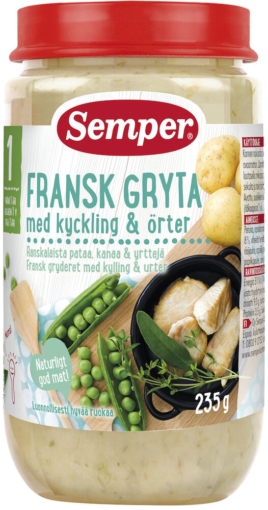 Fransk Gryta med Kyckling 1 År