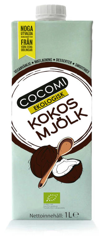 Kokosmjölk EKO 17% UHT