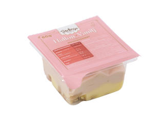 Portionsdessert Hallon Vanilj