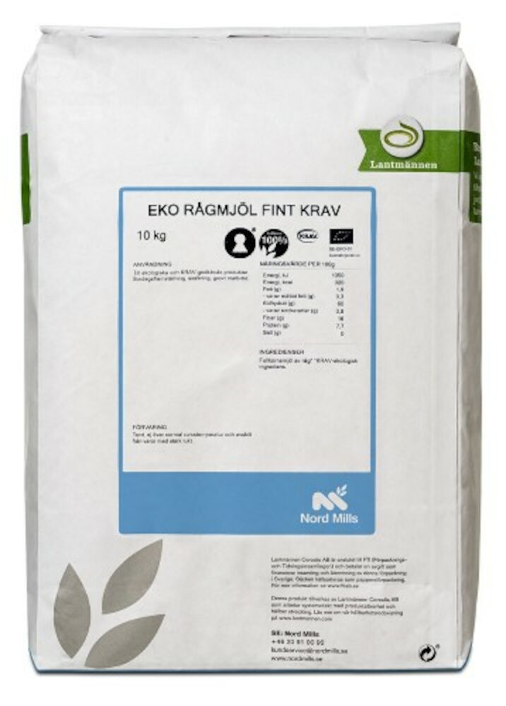 Rågmjöl fint KRAV EKO