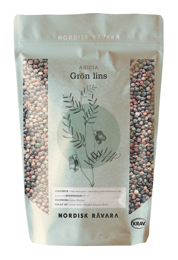 Gröna Linser Anicia 500 g KRAV