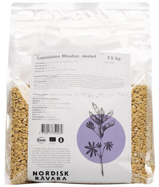 Lupinböna Mirabor Skalad 2,5 kg KRAV
