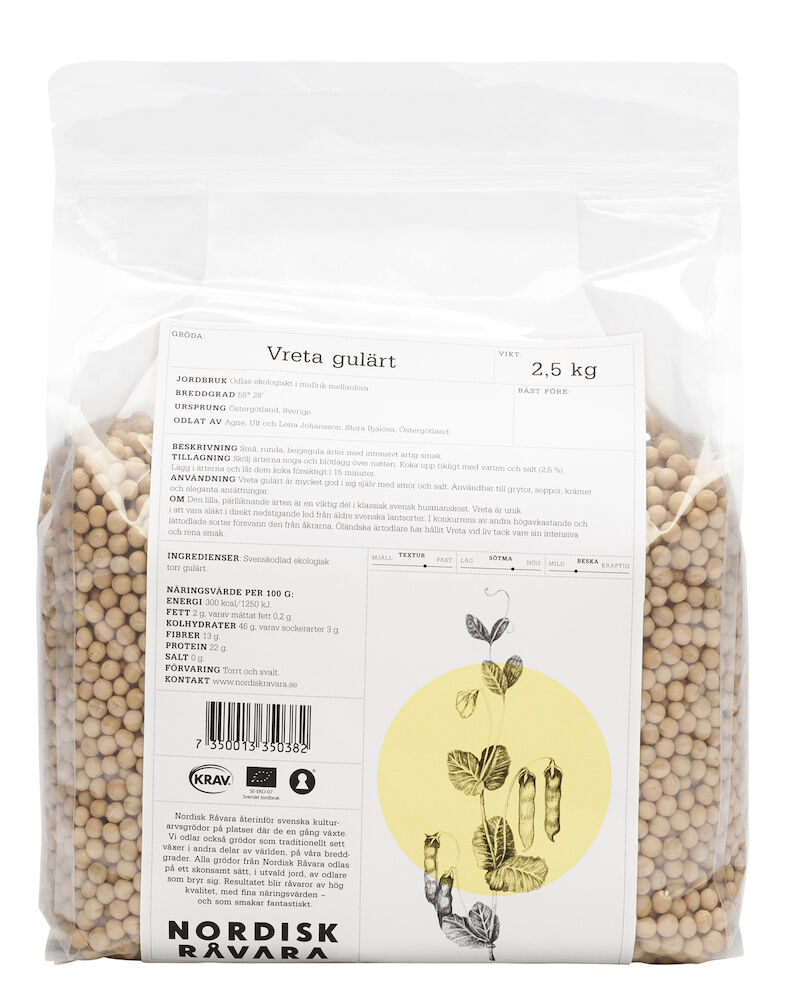 Vreta Gulärt 2,5 kg KRAV