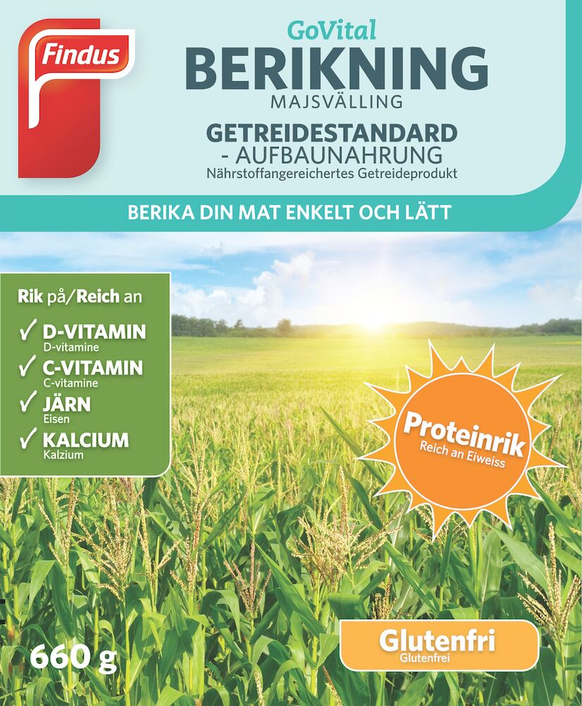 Majsvälling, berikning