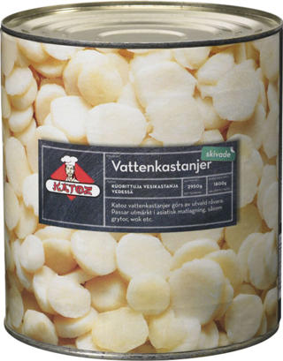 Vattenkastanj skivad