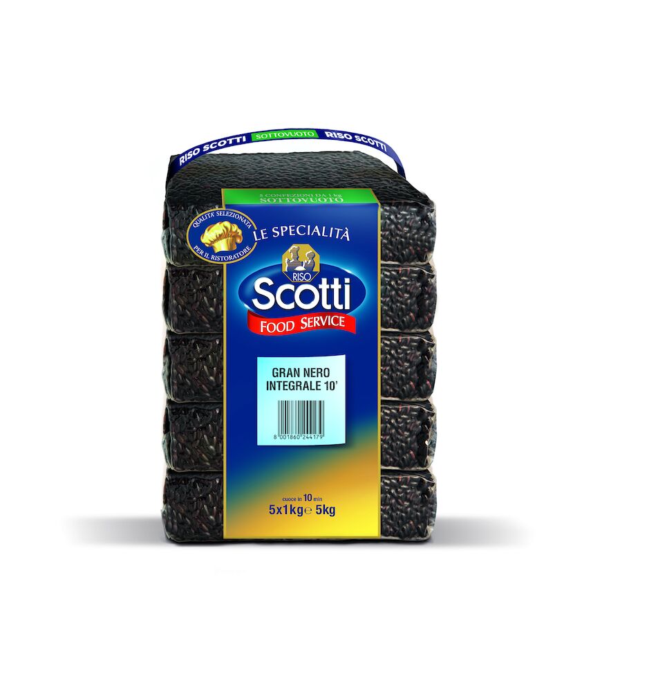 Svart ris parboiled vakuumförpackat