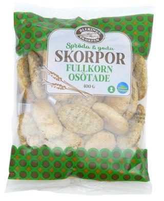 Fullkornskorpor osötade LF