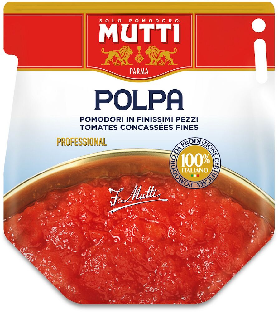 Krossade tomater Polpa Bag in Box