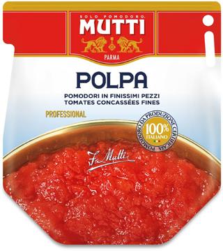 Krossade tomater Polpa Bag in Box