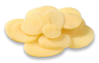 Skivad potatis