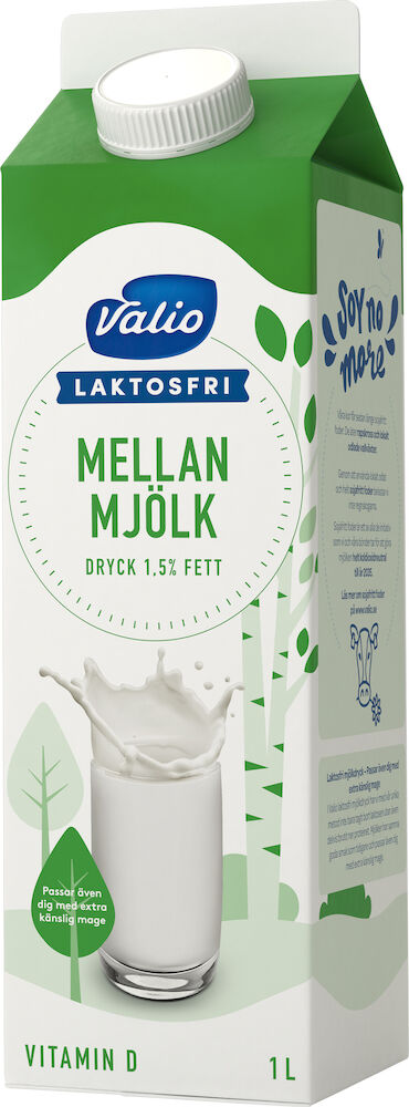 Mellan Mjölkdryck Laktosfri 1,5%
