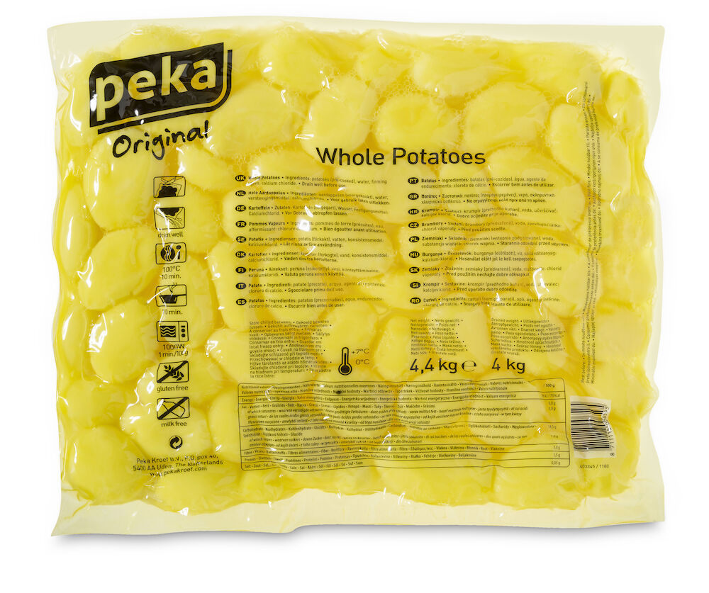 Potatis mat Stand förkokt