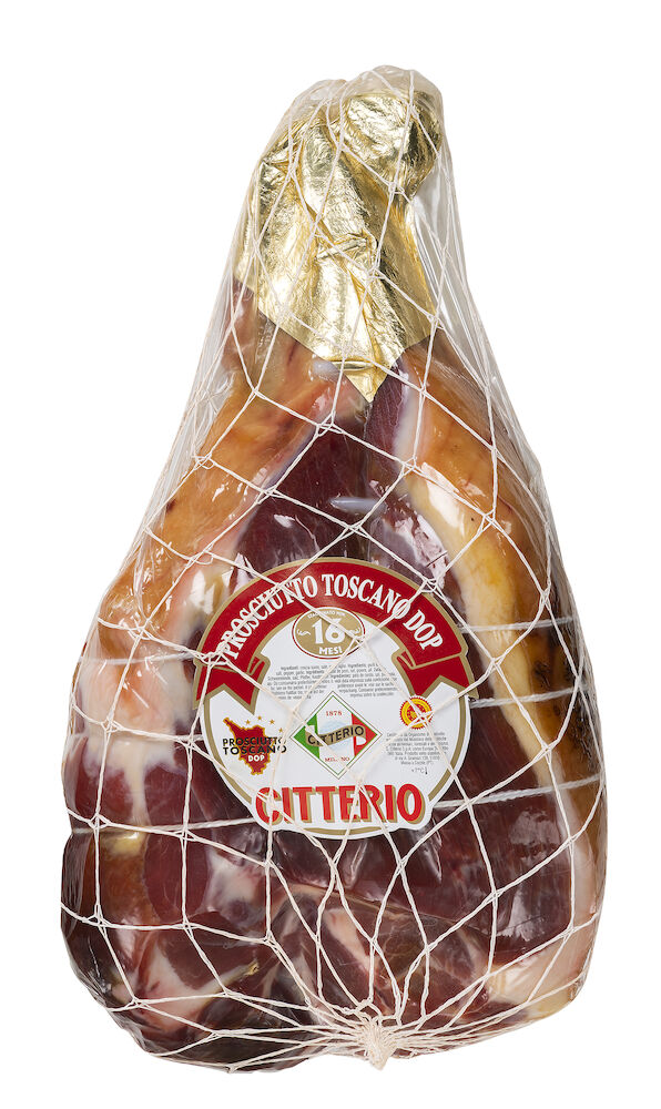 Prosciutto Toscano DOP utan ben