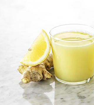 Juice citron ingefära