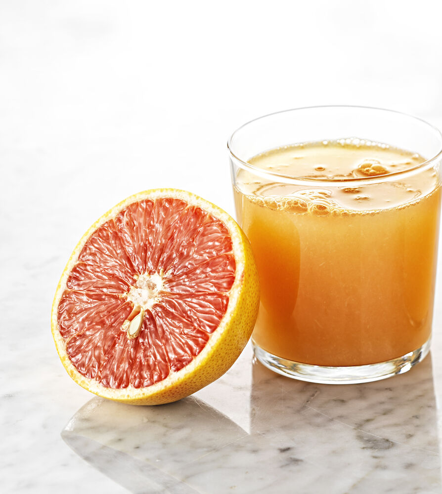 Juice grapefrukt blod