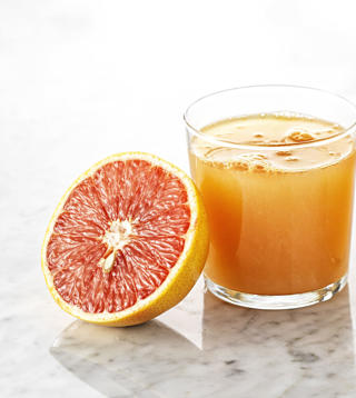 Juice grapefrukt blod