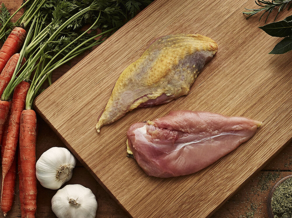 Pärlhönsfilé Med Skinn