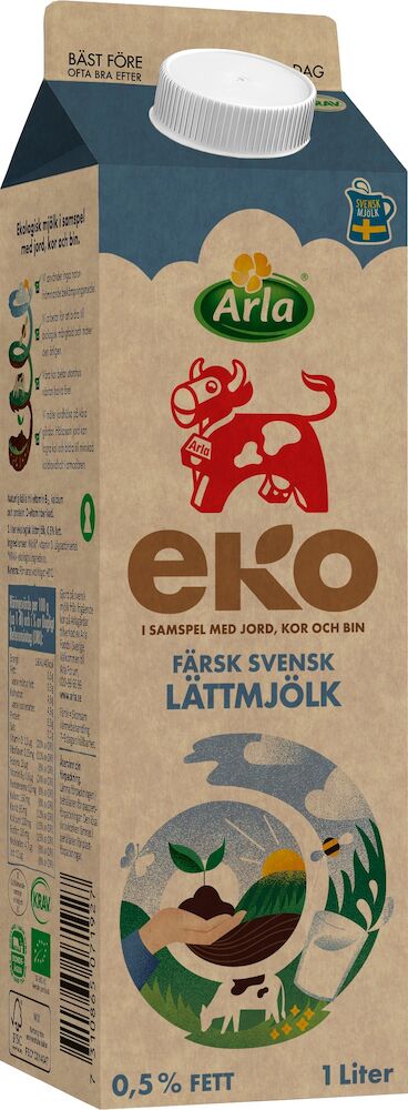 Lättmjölk 0,5% KRAV