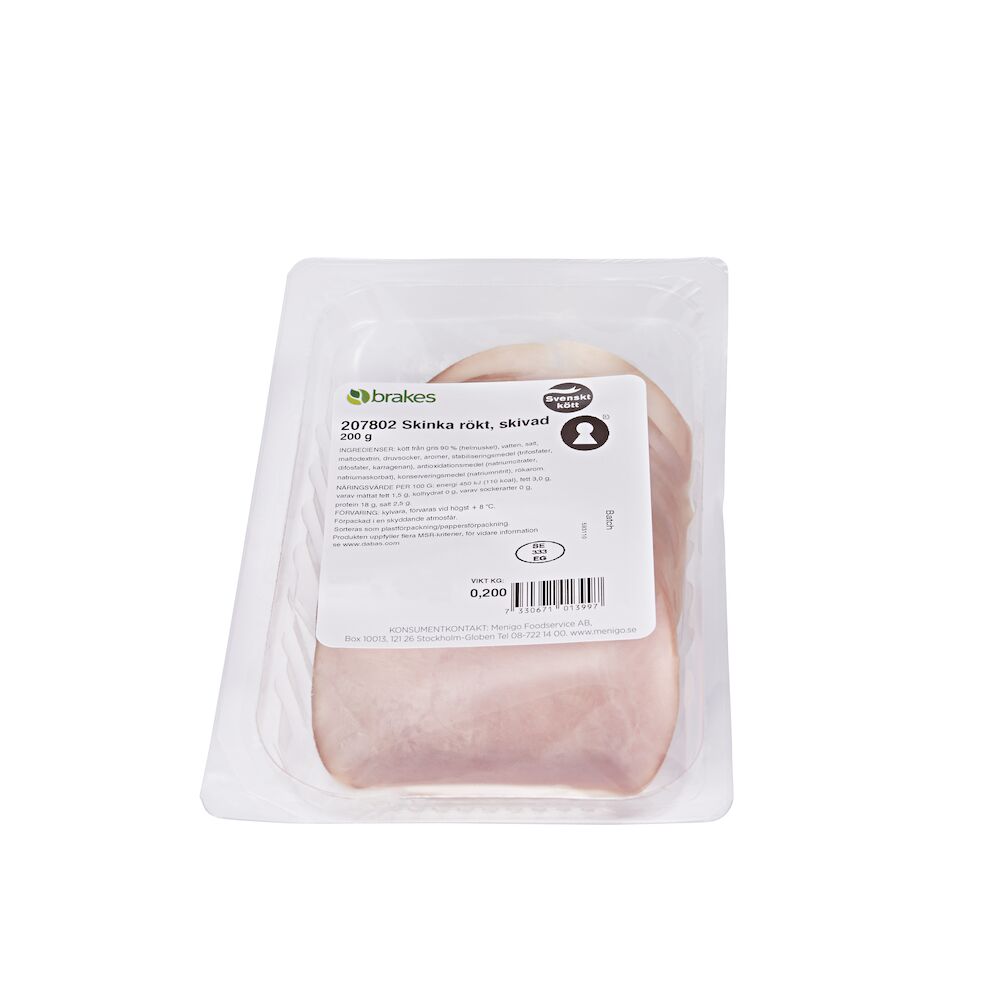 Skinka Rökt skivad SE 200 g