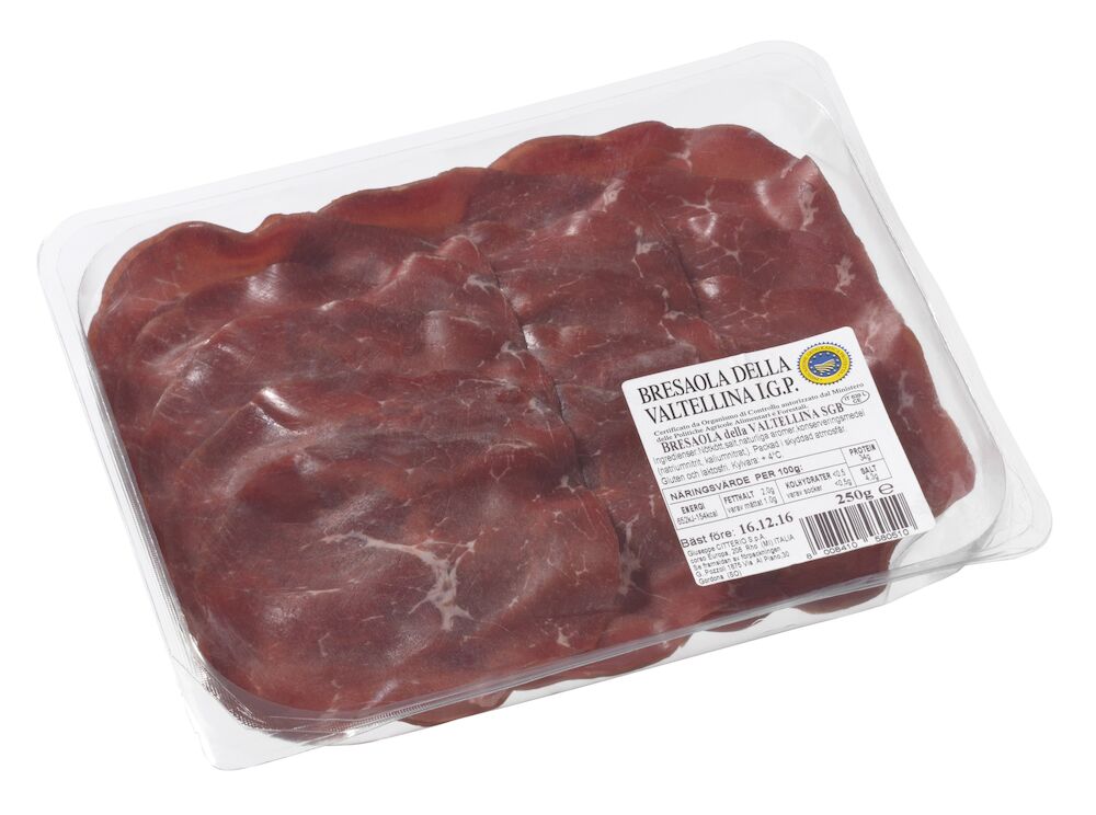 Bresaola IGP skivad