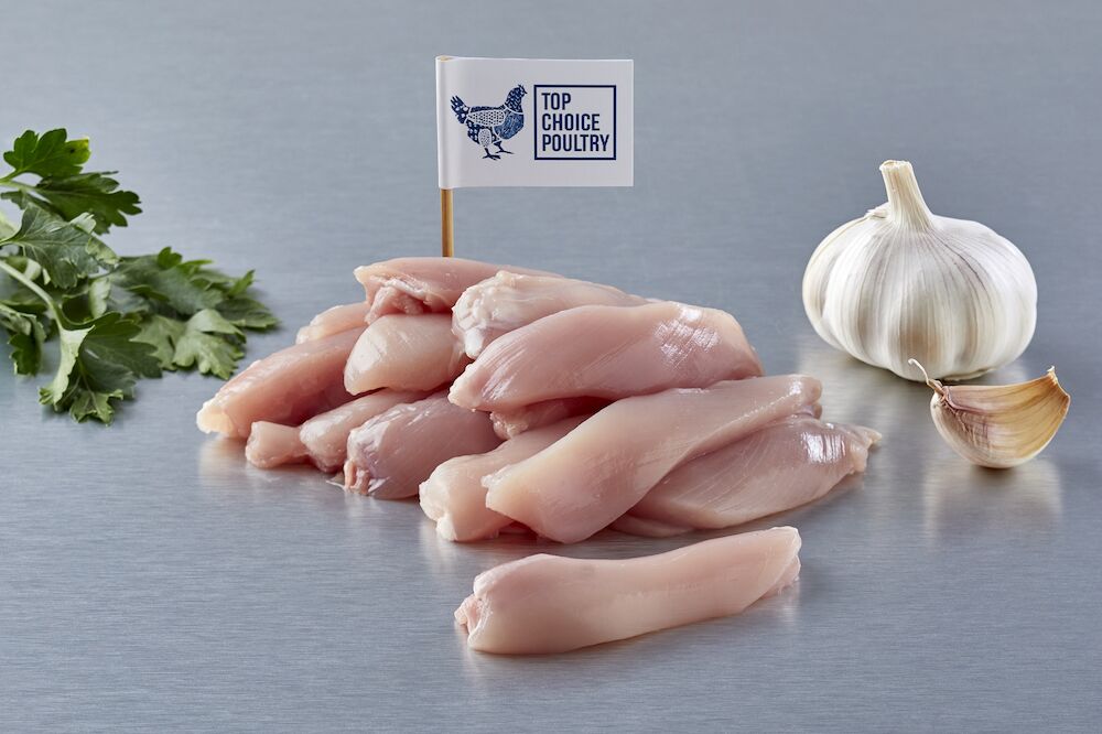 Kycklinglårfile Strimlad 24 mm