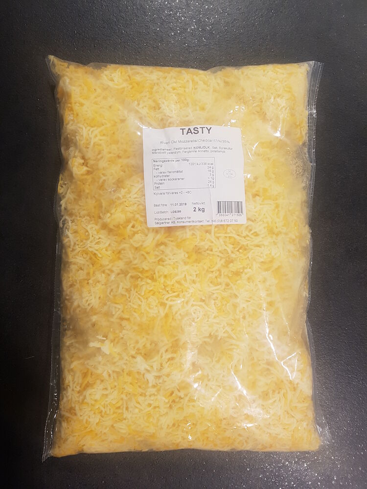 Mozzarella Cheddar 31% riven