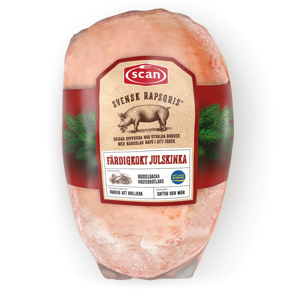Russelbacka Julskinka av Rapsgris