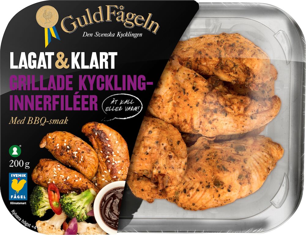 Grillad Kycklinginnerfilé BBQ