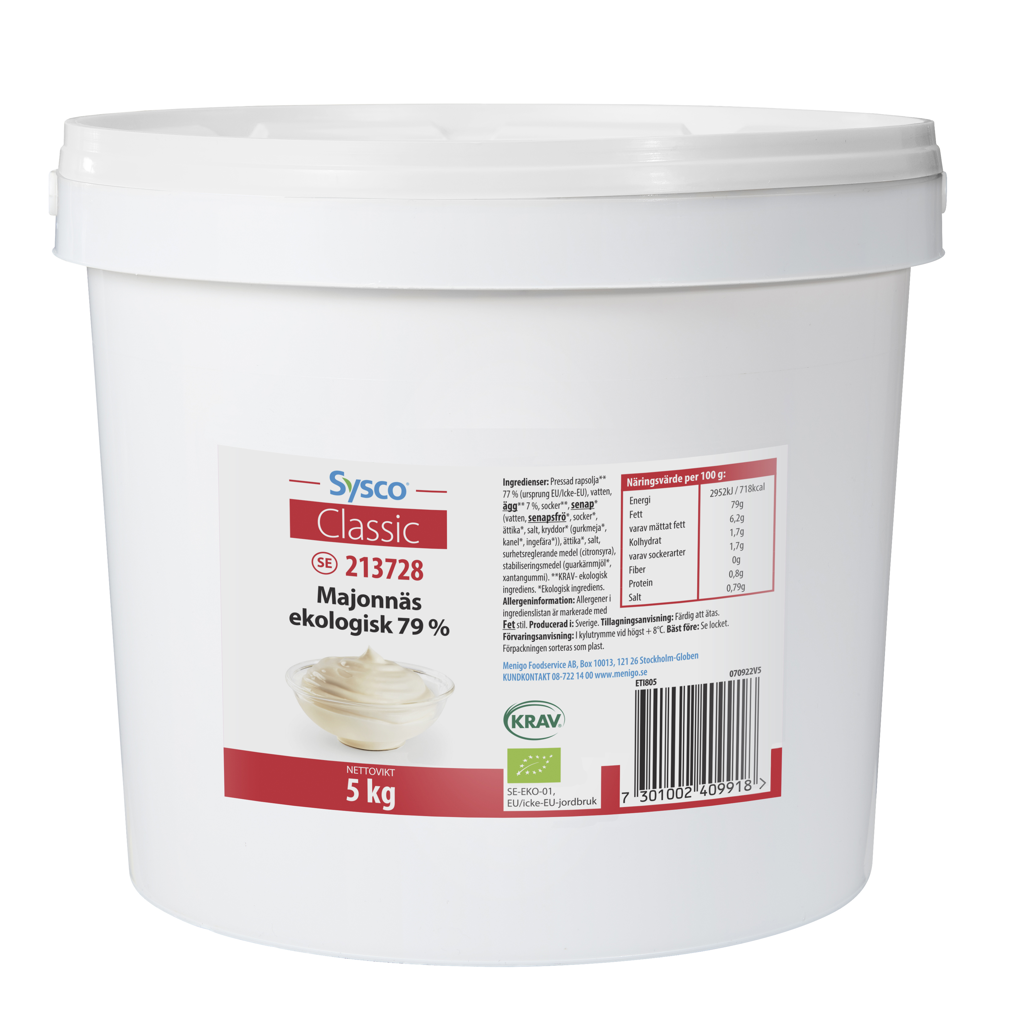 Majonnäs äkta 79% EKO KRAV