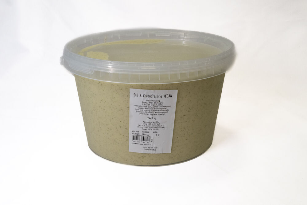 Dill och Citrondressing Vegan