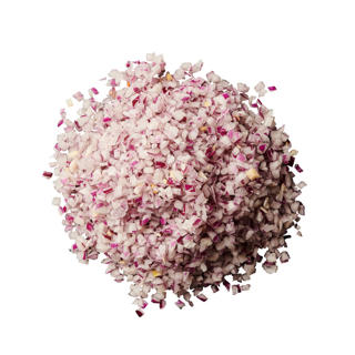 Lök röd tärnad 6mm